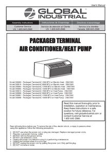 Global Industrial PTAC Air Filters (2-pack)