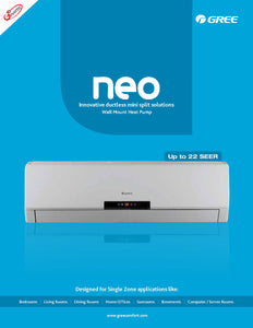 Gree NEO Air Filters 12,000 BTU (115v Model)